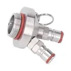 Mini Keg Dispenser Beer Tap Double Ball Lock Stainless Steel W/Hose Spare