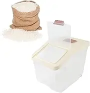 Rice Dispenser, Food Cereal Container Bins, Rice Storage Container for Kitchen Pantry Organization (25kg)