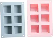 Hohopeti 2pcs 6 DIY Soap Tools Cake Pop Mold Honeycomb Mold Soap Molds Small Soap Mold Wall Mounted Soap Dispenser Mold Making Kit Soap Making Kit Heart Shaped Cake Pans Soap Kit Cake Mold