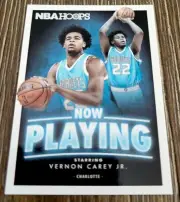 Vernon Carey Jr 2020-21 Panini NBA Hoops RC Now Playing HORNETS