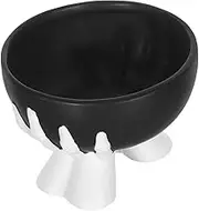 MERRYHAPY Halloween Candy Bowl Small Ceramic Candy Dish for Halloween Party Tableware Spooky Decorative Jars for Sweets Effortless Cleaning and Durable Construction