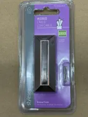 Style Selection - Bronze Finish Doorbell Button LED Lighted #2369368