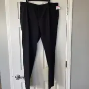 The Saville Row Co. Men's Size 40 X 34 Black Brixton Dress Pants Slacks, NEW