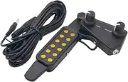 JOINPAYA 1 Set Portable Acoustic Guitar Pickup with Tone and Volume Control Durable Design Easy Installation for Musicians Seeking Quality Sound Compact Pickup for Acoustic Guitars