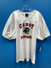NEW Wilson Youth Cabot Panthers Football Jersey Color White Red Size XL XLarge