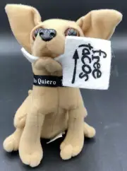 Vintage Applause "Yo Quiero" Taco Bell Chihuahua Dog Plush Toy "Free Tacos" NEW