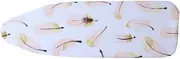 Generic Thickly Padded Ironing Board Cover with Elastic Edge, 20 * 55'' - Pink Feathers