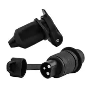 Corrosion Resistant Truck Trailer Plug Socket Adapter for RV Power Cord