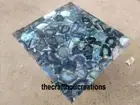 Blue Agate Coffee Table Top, Sofa Side Agate Table Top, Living Christmas Sale