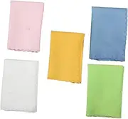 ULDIGI 1Set Colorful Musical Instrument Cleaning Cloths Soft Scratch Resistant Polishing Wipes for Piano Guitar Violin and More Random Colors for Dust and Smudge