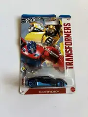HOT WHEELS Transformers Bugatti Veyron RARE full sticker on back