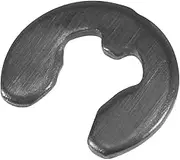 uxcell E-Clip Circlip - 4mm External Retaining Shaft Snap Ring Carbon Steel Black 30pcs