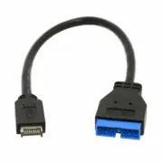 USB3.0 19/20Pin to USB 3.1 Type-E Front Panel Header Motherboard Extension Cable