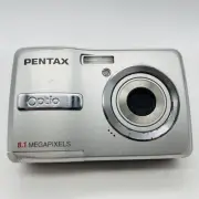 Beautiful Pentax Optio E40 Compact digital camera retro with SD Works well ca 50