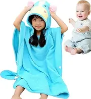Kids Beach Towels - Kids Swim Changing Robe | Hooded Poncho Towels | Soft Swimming Towels for | Water Absorption Quick-Dry Outdoor Supplies for Shower Swim Surf Summer Hot Spring Water Playing