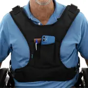 Wheelchair Harness for Adults - Wheelchair Seat Belt - Safety Belt for Elderly - Torso Support Vest Restraint - Wheelchair Seatbelt Body Harness for D