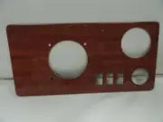 COBALT ALUMINUM BLANK GAUGE & SWITCH PANEL 17" X 8 3/8" MARINE BOAT