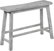 Boraam Sonoma Counter Height Backless Dining Room Bench - Storm Gray Wire-Brush