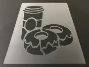 Coffee #1 Stencil 10mm or 7mm Thick, Crafts, Brew, Latte, Frappuccino