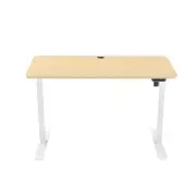Maestro Furniture Fenge Height-Adjustable Electric Sit And Stand Office Study Comptuer Desk 120cm W/ USB Charging Port Natural