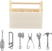 SEWACC 1 Set Scale with Tool Box Realistic Pretend Play Durable Materials for Creative Learning and Present Giving