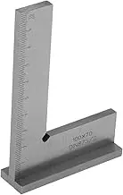 Gadpiparty Woodworking Square Double Scale Ruler Metal Angle Ruler Precision Measurement for Carpentry