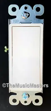 White Electric On/Off Decora Rocker WALL LIGHT SWITCH Residential Replacement