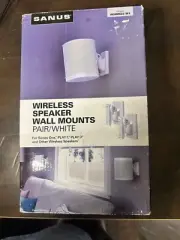 SANUS WSWM22 Wireless Speaker Wall Mounts for the Sonos One, PLAY:1, & PLAY:3 (W