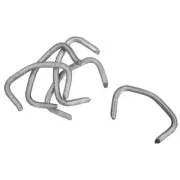 200 PCS Galvanized Hog Rings Hog Nose Rings 1.25" Hog Ring Kit Nose Clips New