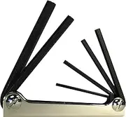 Eklind Hex Key Set, Pieces 6, M1, Black, 6-Piece Set (3mm to 10mm) (21151)