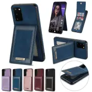 Slim Leather Phone Case Card Slot Cover for Samsung S23+ S22+ S21 S20+ FE Ultra