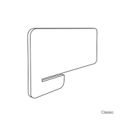 6x GHERKIN Acoustic COVE CLASSIC 24mm slide-on Desk Dividers solid colour