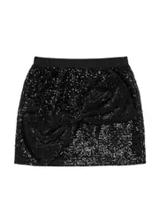 Balmain Kids Bow-embellished Sequin Skirt (6-10 Years) - Black - 06YR (6 Years) 06YR (6 years)