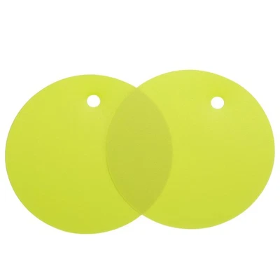 100pcs Waterproof Shipping Tags, PVC Metal Eyelet Durable Label Blank Tag Yellow