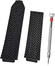 AnSettle 24mm Silicone Watch Strap with Replacement Tool for Hublot Big Bang