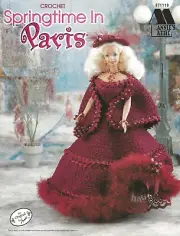Springtime In Paris Crochet Gown Cape Handbag Jewelry Barbie Fashion Doll NEW