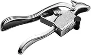 NAMOARLY 1PC Stainless Steel Garlic Press Squeezer Portable Kitchen Gadget for Easy Garlic Mincing and Easy to Clean for Home Cooking and Housewarming