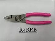 Snap-on Tools USA NEW 8" PINK Talon Grip Combination Slip Joint Pliers 47ACFP
