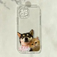 在飛比找ETMall東森購物網優惠-小米情侶貓狗p50一加手機殼蘋果