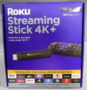 Roku Streaming Stick 4K+ (2021) 4K/HDR/Dolby Roku Remote 3821R