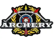 Boy Cub Scouts of America BSA 3 inch ARCHERY Activity Patches Bow Arrow Target