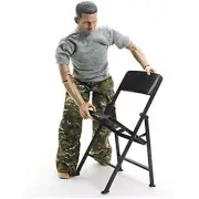 1/6 Scale Foldable Chair 12" Action Figure Accessories Dollhouse Miniature