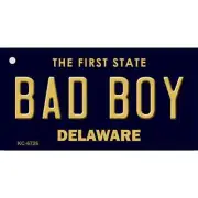 Bad Boy Delaware State License Plate Tag Key Chain KC-6726