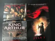 2004 KING ARTHUR DBL SIDED MOVIE POSTER 50x21 * CLIVE OWENS * KEIRA KNIGHTLEY