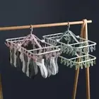 Hanging Portable Socks Dryer Drying Rack Underwear Hangers Clothes Clips