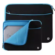 For 17" HP Pro Book / ENVY / OMEN Black Neoprene Padded Travel Laptop Carry Case
