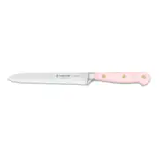 Wusthof Classic Serrated Utility Knife 14cm Pink Himalayan Salt