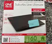 One For All Suburbs Line Ultimate 16472- Amplified HDTV indoor antenna