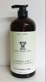 Rae Dunn ~ Cucumber Aloe 2-In-1 Pet Shampoo & Conditioner with Oatmeal 34 fl oz