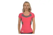2XU Women's Base compression S/S Top - Tangerine / Grey